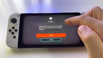How to format microSD card with Nintendo Switch OLED / V1 / V2