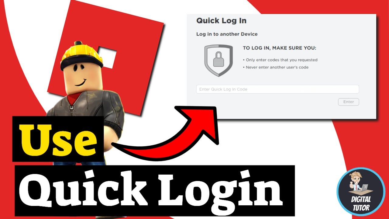 How to Use Quick Log In on Roblox - Roblox Login with Another Device 