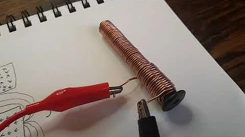 How to magnetize metal (making a permanent magnet)