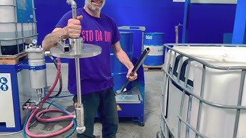 BascaLC LDB150-21 - Drum & IBC cleaning machine with high pressure water