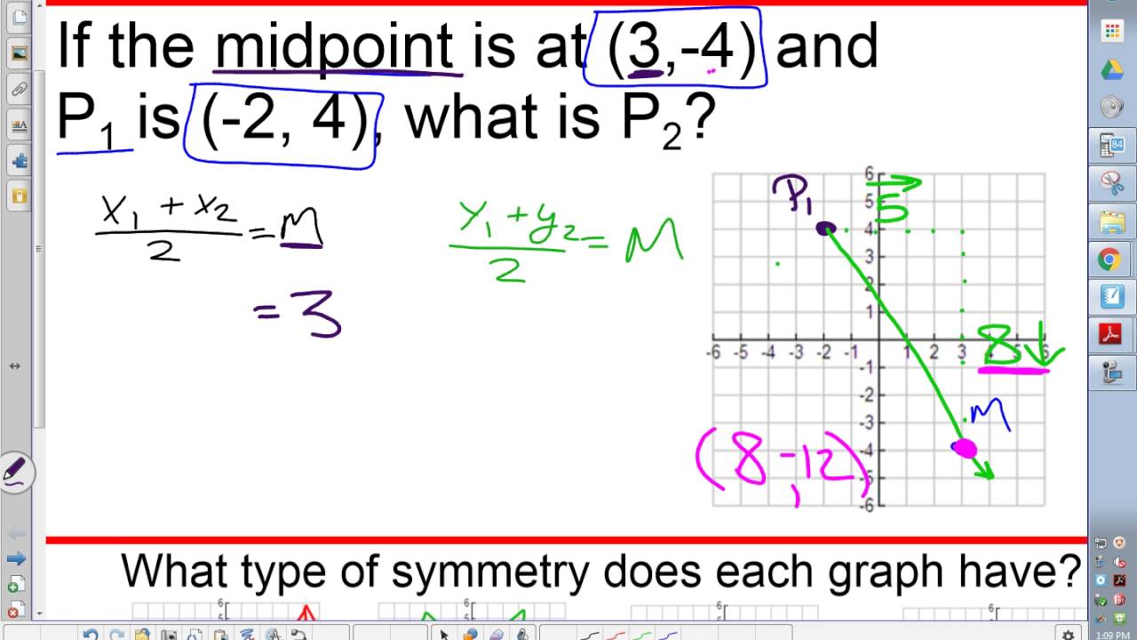 finding-a-missing-endpoint-with-midpoint-formula-youtube