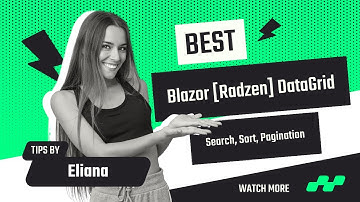 Blazor [Radzen] DataGrid - Search, Sort, Pagination - in arabic