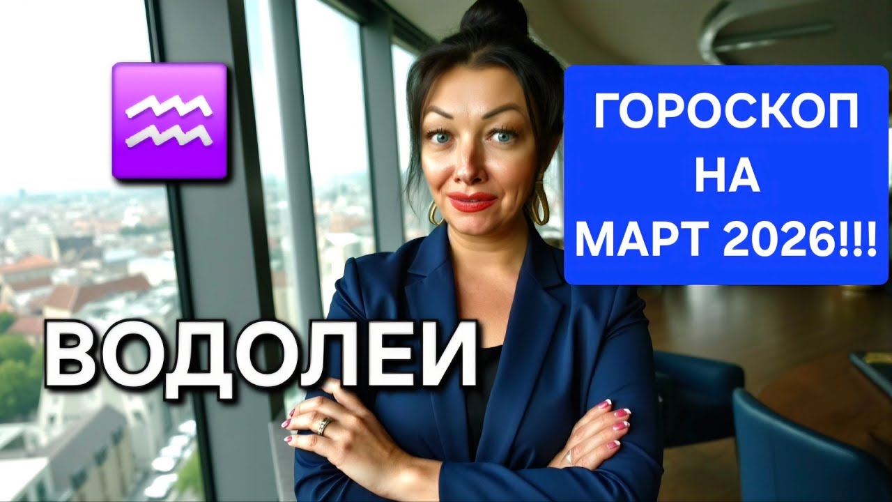 ♒️ВОДОЛЕИ - гороскоп на март 2026 - месяц Затмения!!! Анастасия Григорян