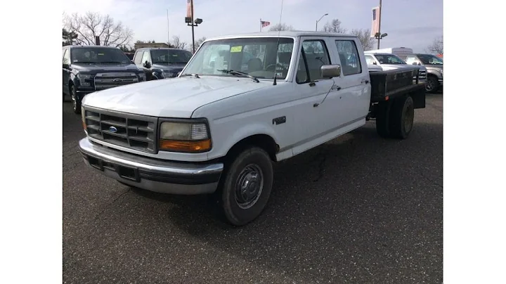 1993 Ford F 350 7.3l IDI Diesel Dually Tow Haul Flatbed Landscape Work