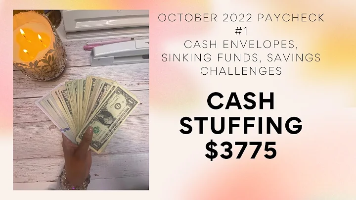 CASH STUFFING $3775!! | SINKING FUNDS | CASH ENVELOPES | SAVINGS CHALLENGES | OCTOBER 2022 #1