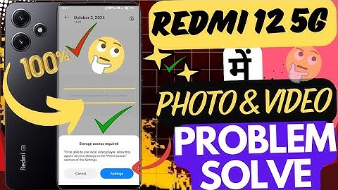 REDMI 12 5g me file format isn