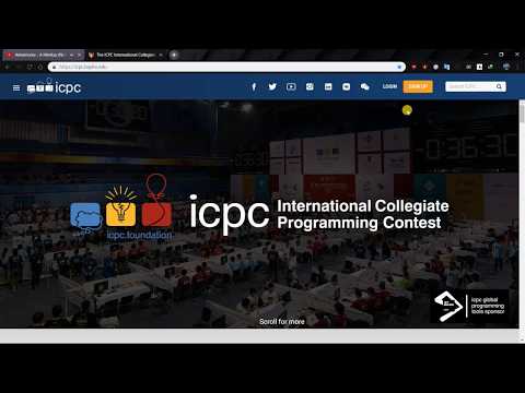 How to open an account!! (ACM ICPC)