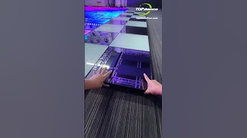 LED dance floor — Setup made simple, impact made huge 🚀#leddancefloor #eventdecor #shorts