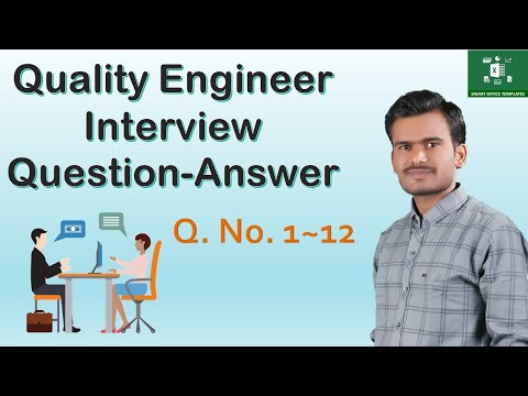 Q. NO. 1 ~ 12 Quality Engineer Interview Question Answer
