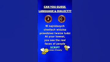 Guess the Language | Short 66 | Can You Identify These Global Dialects? | Explore Fascinating Facts
