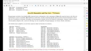 Understanding General Education Requirement and your Undergraduate Bulletin