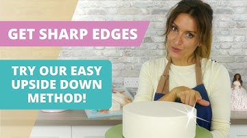 Get Super Sharp Edges On A Fondant Cake