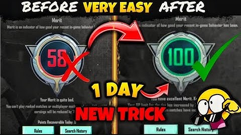 how to increase merit fast in pubg mobile Bgmi ♥️ | PUBG mobile Merit problem Solve 😍 