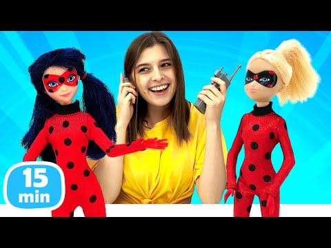 видео: Куклы Леди Баг – Как Маринетт справиться с Хлоей? Игры для девочек в шоу Тойклаб