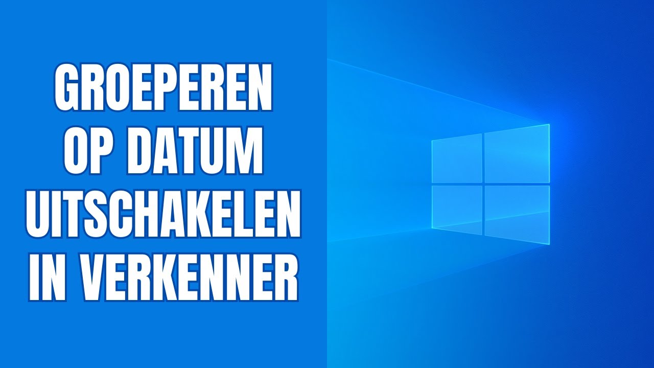Groeperen op datum uitschakelen in Windows 11 Verkenner