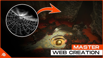 How to Make REALISTIC Spider Webs in Blender (Wireframe Modifier) | Blender Modeling Tutorial