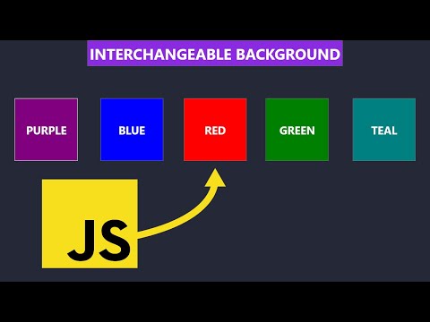 Let's Build Interchangeable Background Color Project Using HTML5, CSS3 and JAVASCRIPT #HuXnWebDev