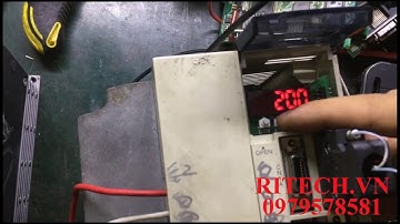 Hướng dẫn Test Jog servo Mitsubishi Mr-J2s-500A sau khi sửa chữa xong