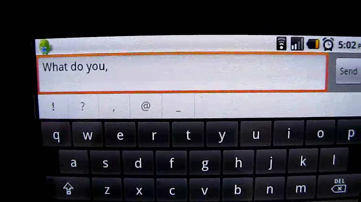 New keyboard options on Nexus One with 2.2 Froyo update