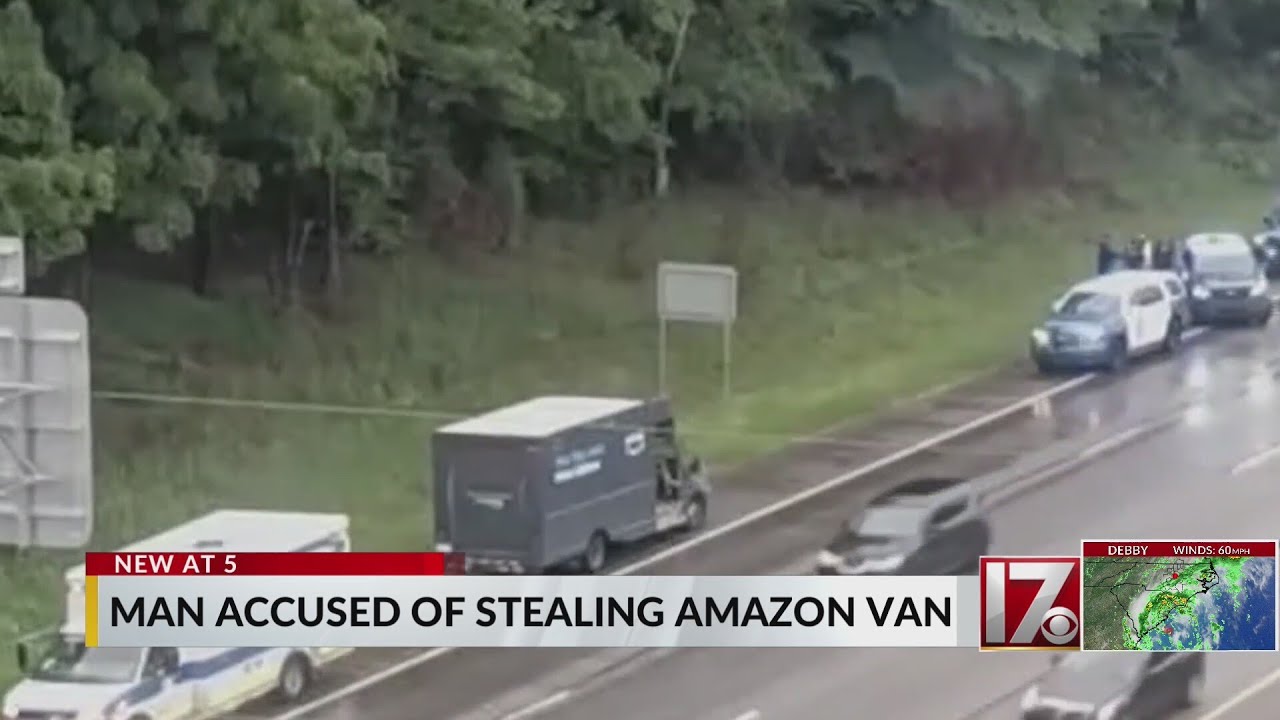 Man accused of stealing Amazon van, driving wrong way on Raleigh ...