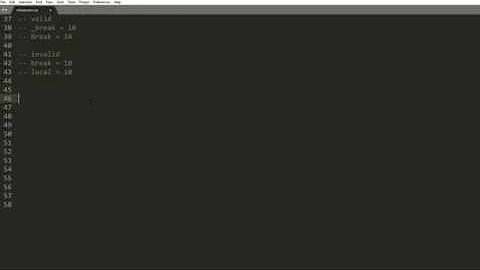 Lua 5.1 Tutorial Series - Chapter 1 - Lesson 1: Comments, Variables, Data Types, print