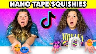 MAKING DIY NANO TAPE SQUISHES!! NANO TAPE BUBBLES!!