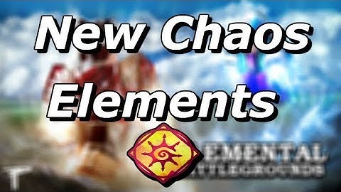 [New]Roblox Elemental Battlegrounds - New Chaos Elements