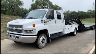2005 Chevrolet Kodiak C4500 Duramax Car Hauler Walk Around / Start Up / Hydraulics 