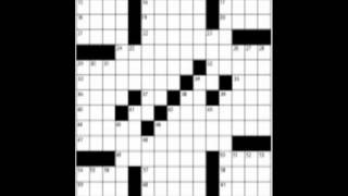 Crossword Puzzle Blues (original)