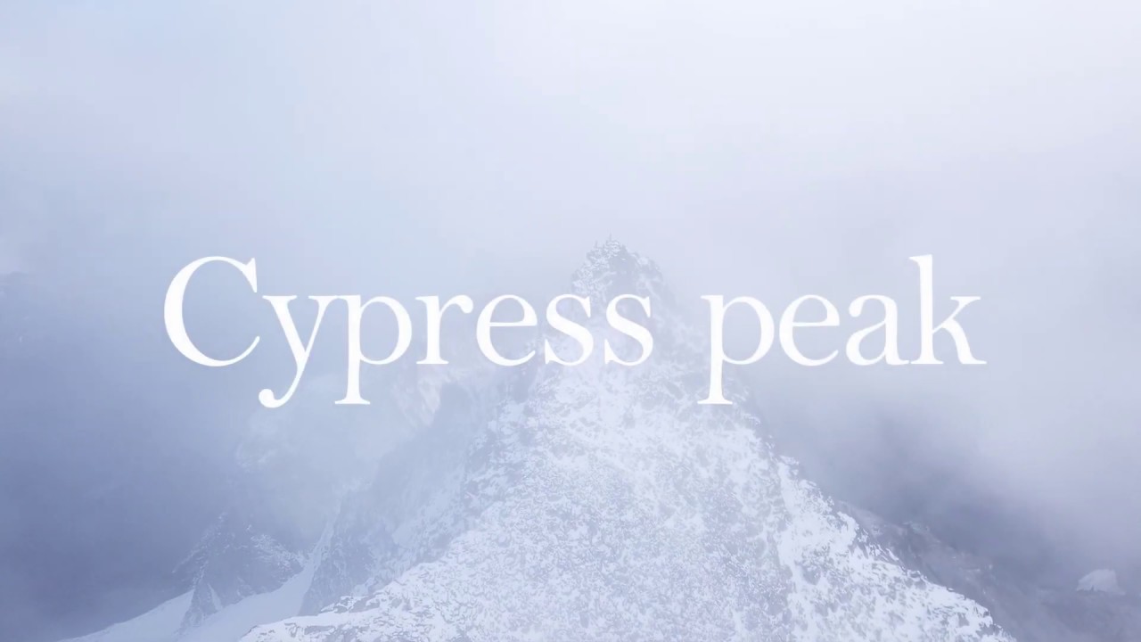 Drone Cypress peak British Columbia YouTube