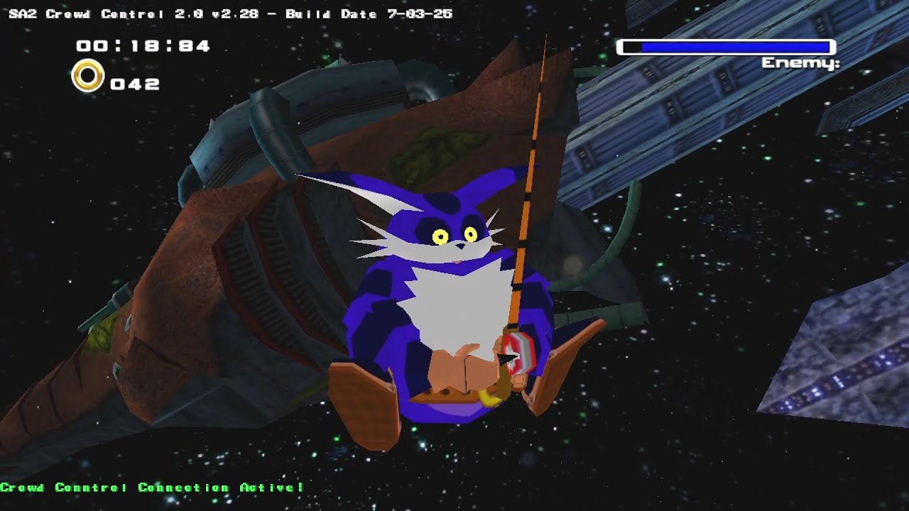 Hot swap-able Big The Cat in SA2