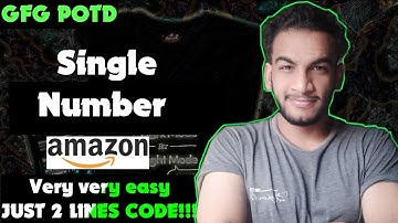 Single Number | gfg potd | 18-10-24 | GFG Problem of the day