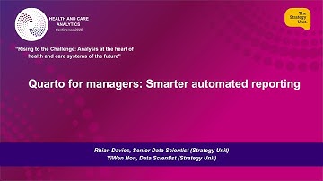HACA 2025: Workshop: Quarto for managers: Smarter automated reporting