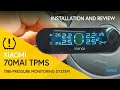 Xiaomi 70mai TPMS Tire-Pressure Monitoring System - Installation and Review (2019)