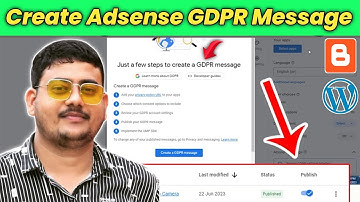 Create a GDPR Message: How to Create a GDPR Message on AdSense in Hindi | Fix the Error #adsense