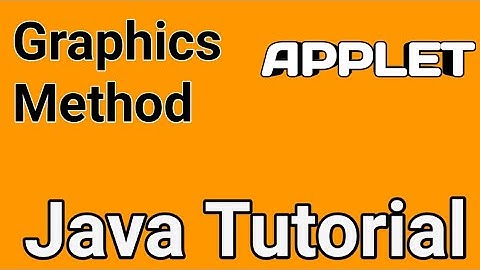 Java program for applet Graphics class methods