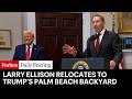 Larry Ellison Relocates To Trump’s Palm Beach Backyard