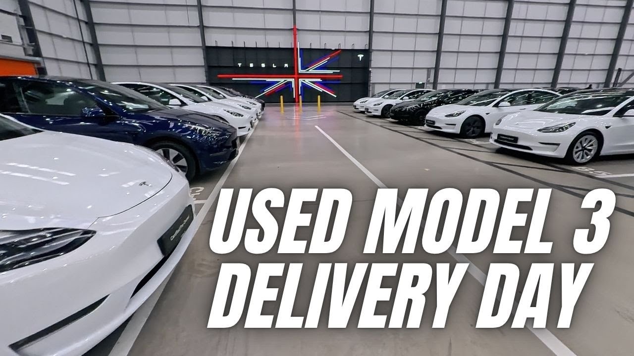 Picking Up My Used Tesla Model 3 Long Range! (2021 Model Delivery ...
