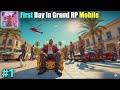 First Day in  || Grand Rp life simulator Mobile Gameplay GTA