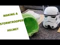 How to make a Star Wars Stormtrooper helmet brush on mold and casting