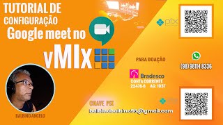 Tutorial Configurando O Google Meet No Vmix
