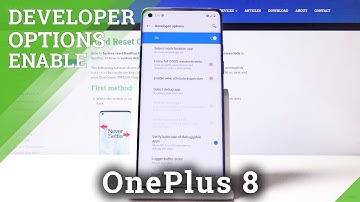 Developer Options in OnePlus 8 – OEM Unlock & USB Debugging