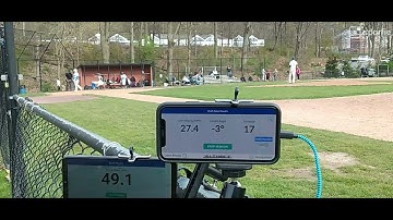 SmartPitch + Sporfie:  Pitch Speed & Catcher Pick-Off Throw to 3rd Speed