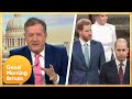 Royal Biographer Reveals Feud Between Prince Harry and Prince William | Good Morning Britain