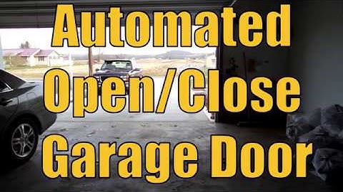 SmartThings Automation - Open Garage Door on Arrival