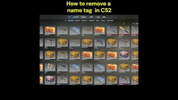 How to remove a name tag in CS2
