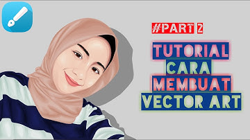 CARA MEMBUAT VECTOR ART DI ANDROID | #part2 cara membuat vector hijab dan baju |  ( infinite design)