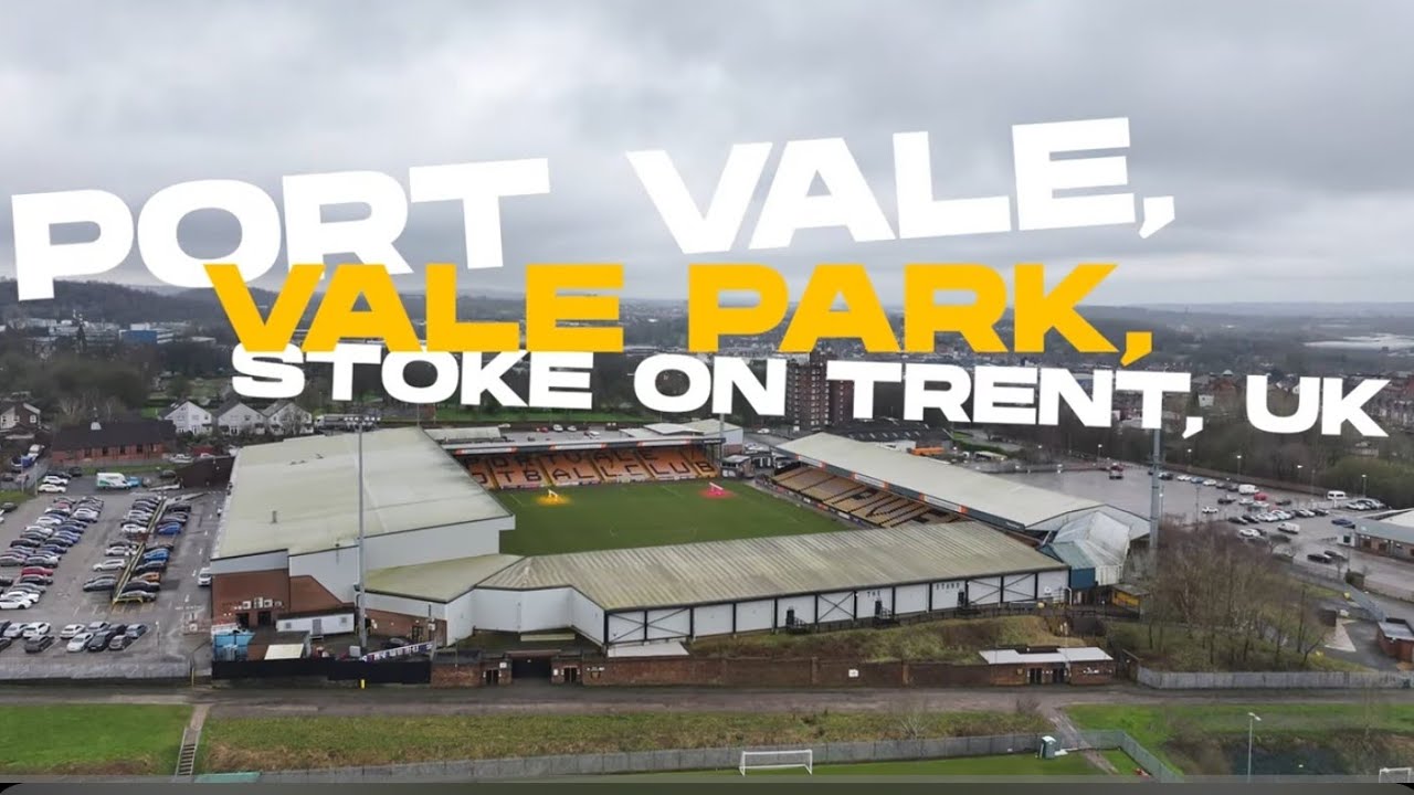 Port Vale from the Sky: Stunning Drone Tour of Vale Park