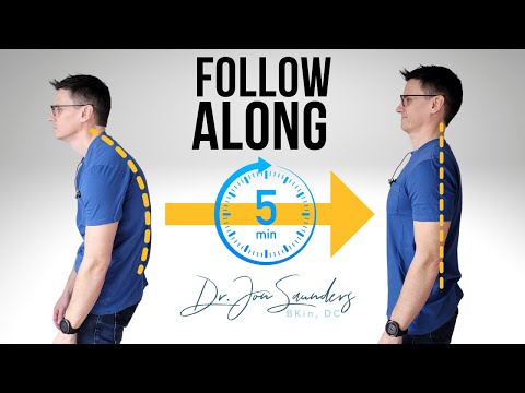 QUICK Daily Posture Fix Routine (3 Movements) | Dr. Jon Saunders