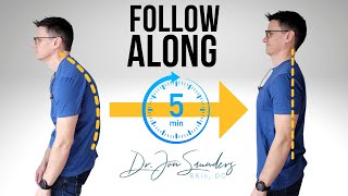 QUICK Daily Posture Fix Routine (3 Movements) | Dr. Jon Saunders